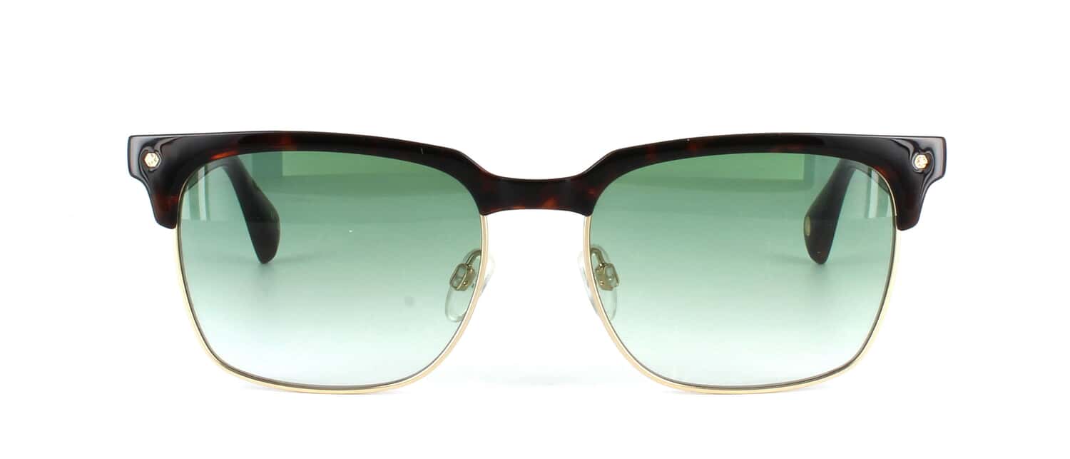 Ted Baker Tortise Shell Green Reflective Sunglasses Ted Baker Hassan Sunglasses - Khaki Green | Designer Glasses  main image 3